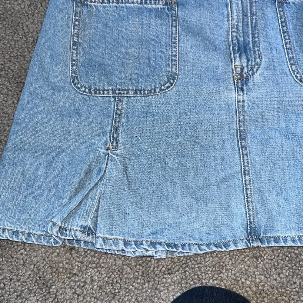 Madewell pleated denim
